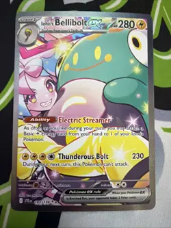 Iono’s Bellibolt EX 183/159 Special Illustration Rare Pokemon …II - Image 1