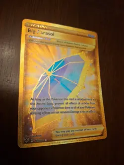 Pokemon TCG Big Parasol Darkness Ablaze 199/189 Holo Secret Rare NM - Image 1