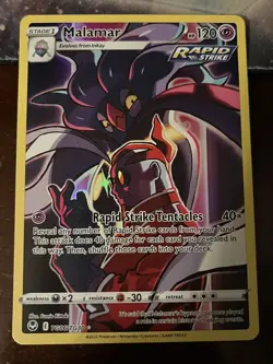 Pokemon TCG Silver Tempest Trainer Gallery Malamar Holo Ultra Rare TG06/TG30 NM - Image 1