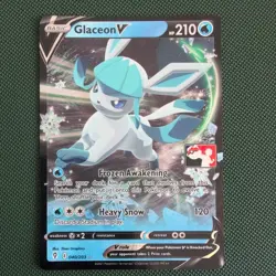 Glaceon V 040/203 Play! Prize Pack Series 1 Stamped Evolving Skies Pokemon 2021 - Image 1