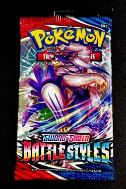 Pokemon TCG Sword & Shield Battle Styles Booster Pack Random Artwork NEW/SEALED 820650808180 - Image 1