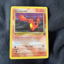 Pokemon TCG Charmander Team Rocket 50/82 mint Lp combined postage - Image 1