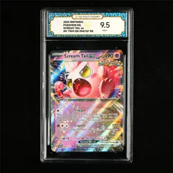 TQG 9.5 MINT+ 2024 Pokemon ENG Scream Tail ex 094/167 RR - Image 2