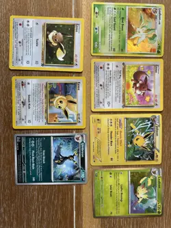 Evee Pokemon Lot 1st Edition, Jolteon and Leafeon Holos, Umbreon - Image 1