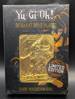 Fanattik Dark Magician Girl 24k Gold Plated Metal Card 1/5000 Limited Yugioh - Image 1
