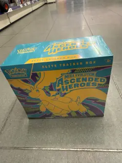 Pokemon TCG Mega Evolution Ascended Heroes Elite Trainer Box New & Sealed - Image 1