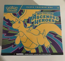 Pokemon TCG Center Elite Trainer Box Ascended Heroes Mega Evolution New Sealed - Image 1