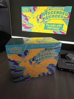 Sealed Pokemon TCG: Mega Evolution - Ascended Heroes Elite Trainer Box Brand New - Image 1