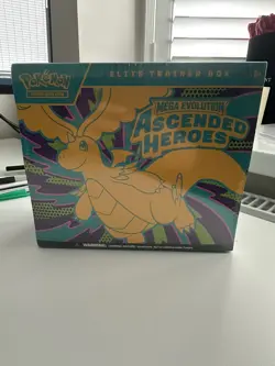 Pokemon TCG Mega Evolution Ascended Heroes Elite Trainer Box ETB – New & Sealed - Image 1