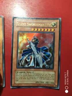 Silent Swordsman LV3 LV5 LV7 set YuGiOh Excellent ultra rare - Image 4