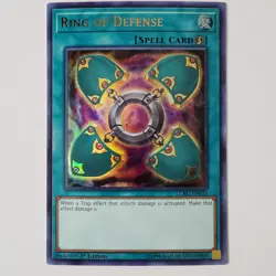 Ring of Defense - LCKC-EN033 - NM/VLP - Ultra Rare - 1st ed - Yugioh - Image 1