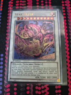 YUGIOH Ultimate Rare Star Eater JOTL-EN047 1st Edition - Image 1