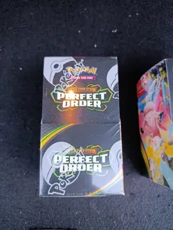 Pokemon TCG Perfect Order Half Booster Box 18 Packs Factory Sealed In Hand - Image 1