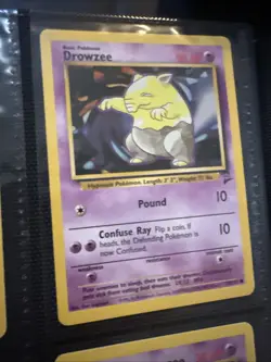 Vintage Pokemon Card Lot Binder Page Base Set / Gym Challenge - Gastly - Haunter - Image 4