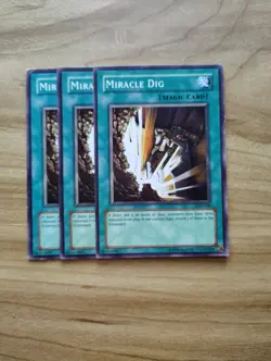 Yu-Gi-Oh! - Miracle Dig 3X - Full Playset - Image 1