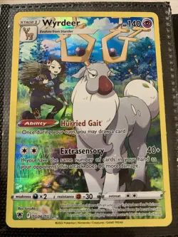 Pokemon Card TCG Wyrdeer TG06/TG30 Swsh10: Astral Radiance Trainer Gallery Holo - Image 1