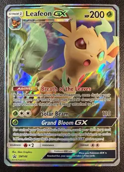 Leafeon GX - SM146 - Black Star Promo Holo Pokemon Card - NM - Image 1