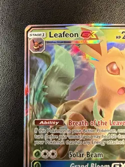 Leafeon GX - SM146 - Black Star Promo Holo Pokemon Card - NM - Image 2
