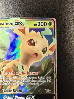 Leafeon GX - SM146 - Black Star Promo Holo Pokemon Card - NM - Image 3