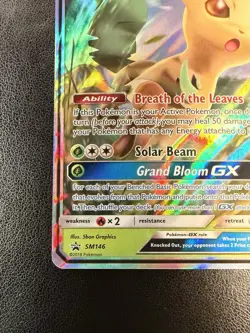 Leafeon GX - SM146 - Black Star Promo Holo Pokemon Card - NM - Image 5