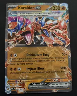Pokemon TCG Koraidon ex 121/217 Double Rare Ascended Heroes NM/M - Image 1