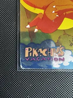 Trapped Charizard Holo #51 Pikachu's Vacation Topps Pokemon Card 1999 - Image 4