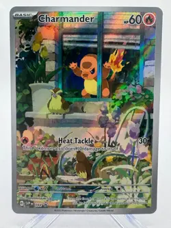 Pokemon Scarlet & Violet Obsidian Flames ETB Charmander 044 Black Star Promo - Image 1
