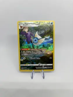 Pokemon TCG Vaporeon Brilliant Stars Trainer Gallery Ultra Rare TG02/TG30 NM - Image 1