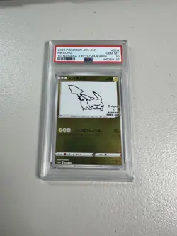 PSA 10 Pikachu 208/S-P Pokemon S Promo Japanese 2021 Yu Nagaba X Pcg Campaign - Image 1