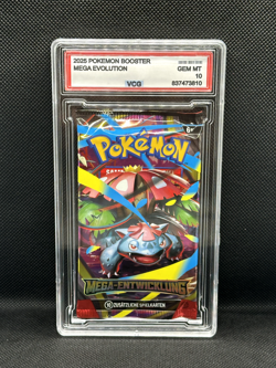 VCG Grade 10 Mint Pokemon Mega Evolution Booster Pack Mega Venusaur - NO PSA/BGS - Image 1