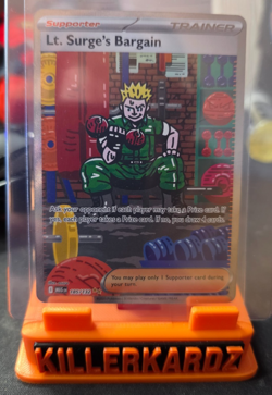 Pokemon Lt. Surge's Bargain 185/132 Me01: Mega Evolution Holo - Image 1