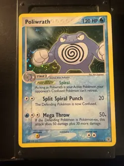 Pokemon TCG - Poliwrath 11/112 - Holo Rare - EX FireRed & LeafGreen *Mint - Image 1