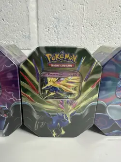 Pokemon TCG Azure Legends Tin Full Set of 3 Brand New and Sealed - Image 2