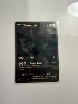 2025 Pokemon Zekrom ex #172 black bolt pack fresh - Image 1