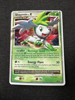 Pokemon TCG Shaymin LV.X DP39 Holo Black Star Promo Ungraded Unverified - Image 1