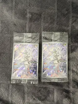 Pokemon TCG Journey Togther N'S RESHIRAM 167/1569 SEALED PROMO LOT OF 2 STAMPED - Image 1