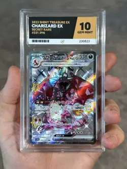 Pokemon Charizard ex 331/190 SSR Shiny Treasure ex ACE 10 - Image 3