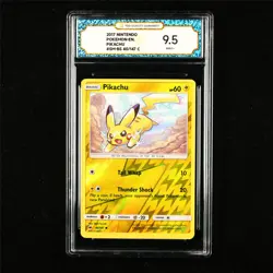 TQG 9.5 MINT+ 2017 Pokemon ENG Pikachu 40/147 C - Image 1
