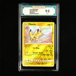 TQG 9.5 MINT+ 2017 Pokemon ENG Pikachu 40/147 C - Image 2