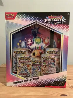 Prismatic Evolutions Binder Collection - Pokemon TCG - New & Sealed - Image 1