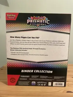 Prismatic Evolutions Binder Collection - Pokemon TCG - New & Sealed - Image 2