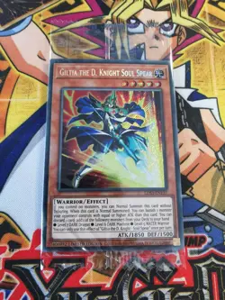 Giltia the D. Knight Soul Spear lds3-en137 Ltd Ed *SEALED* (NEW) Secret Yu-Gi-Oh - Image 1