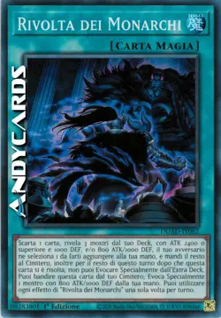 RIVOLTA DEI MONARCHI (The Monarchs Revolt) • Super R • DUAD IT062 • 1Ed • Yugioh - Image 1