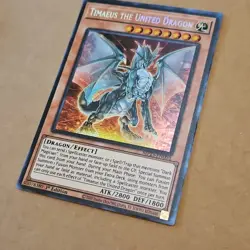 *** TIMAEUS THE UNITED DRAGON *** 1ST EDITION PRISMATIC RARE MP23-EN003 YUGIOH! - Image 3