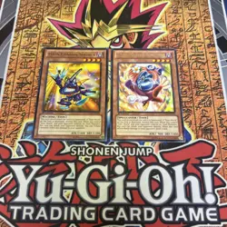 Yugioh - Toon Cannon Soldier LCYW-EN109 + Sorcerer LCYW-EN110 1st Edition VLP/NM - Image 1