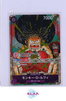 LUFFY ONE PIECE OP07-073 2025 BANDAI CARD GAMES FEST 25/26 HOLO JAPANESE - Image 1