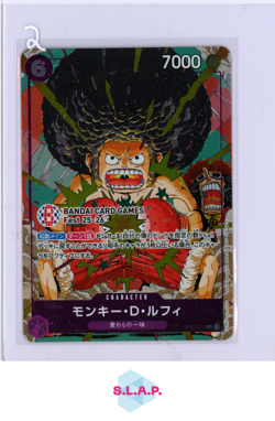 LUFFY ONE PIECE OP07-073 2025 BANDAI CARD GAMES FEST 25/26 HOLO JAPANESE - Image 1
