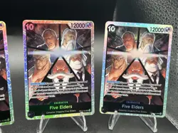 One Piece Five Elders (OP13-082) SR Playset Carrying On His Will OP13 - Image 2