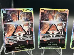 One Piece Five Elders (OP13-082) SR Playset Carrying On His Will OP13 - Image 3