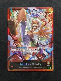 One Piece TCG - Monkey.D.Luffy ST21-001 L - Starter Deck EX: Gear 5 Promo Deck - Image 1